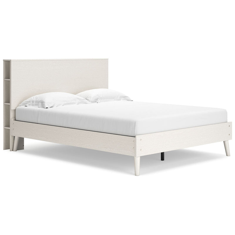 Aprilyn - White - Queen Bookcase Bed-Washburn's Home Furnishings