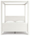 Aprilyn - White - Queen Canopy Bed-Washburn's Home Furnishings