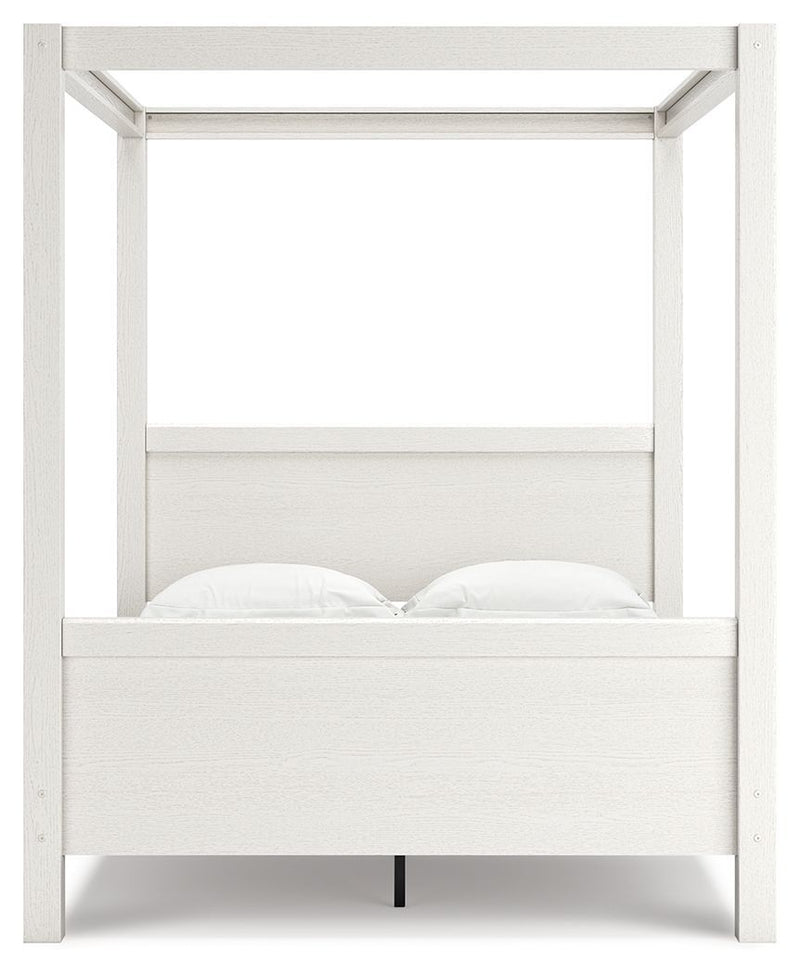 Aprilyn - White - Queen Canopy Bed-Washburn's Home Furnishings