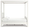 Aprilyn - White - Queen Canopy Bed-Washburn's Home Furnishings