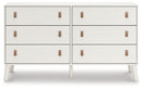 Aprilyn - White - Six Drawer Dresser-Washburn's Home Furnishings