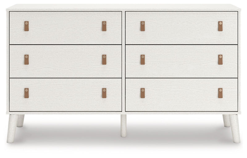 Aprilyn - White - Six Drawer Dresser-Washburn's Home Furnishings