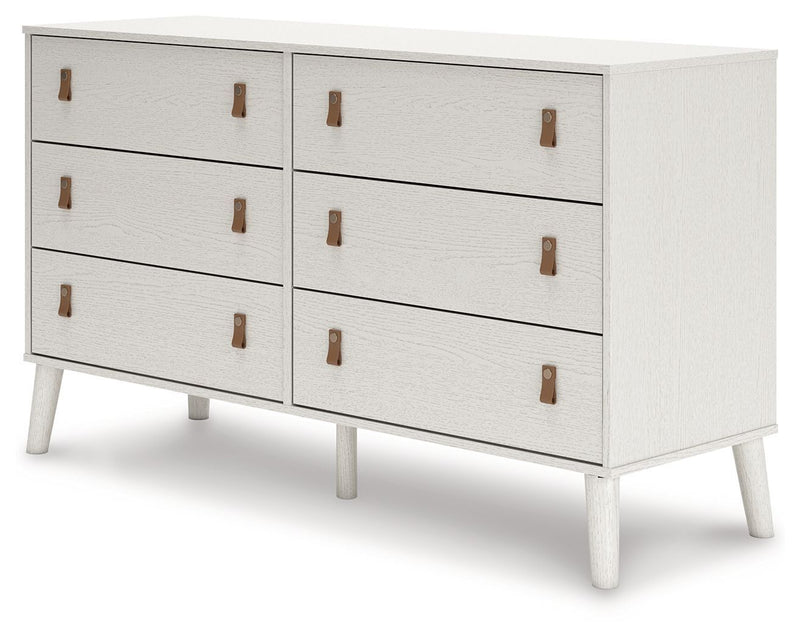 Aprilyn - White - Six Drawer Dresser-Washburn's Home Furnishings