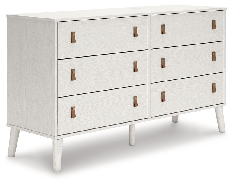 Aprilyn - White - Six Drawer Dresser-Washburn's Home Furnishings