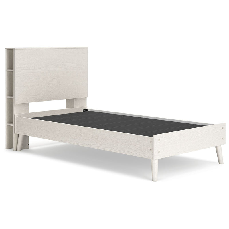 Aprilyn - White - Twin Bookcase Bed-Washburn's Home Furnishings