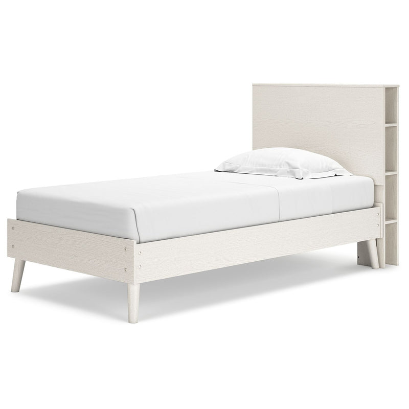 Aprilyn - White - Twin Bookcase Bed-Washburn's Home Furnishings