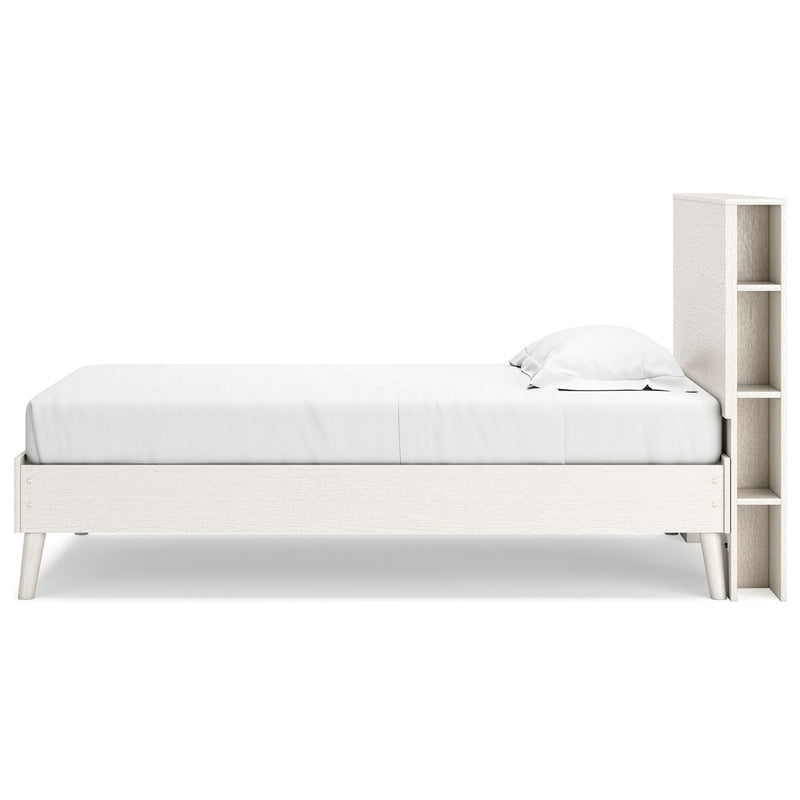 Aprilyn - White - Twin Bookcase Bed-Washburn's Home Furnishings