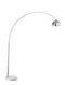 Arched Floor Lamp - Pearl Silver-Washburn's Home Furnishings