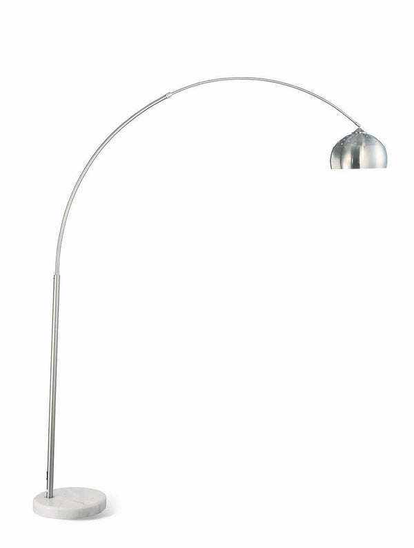 Arched Floor Lamp - Pearl Silver-Washburn's Home Furnishings