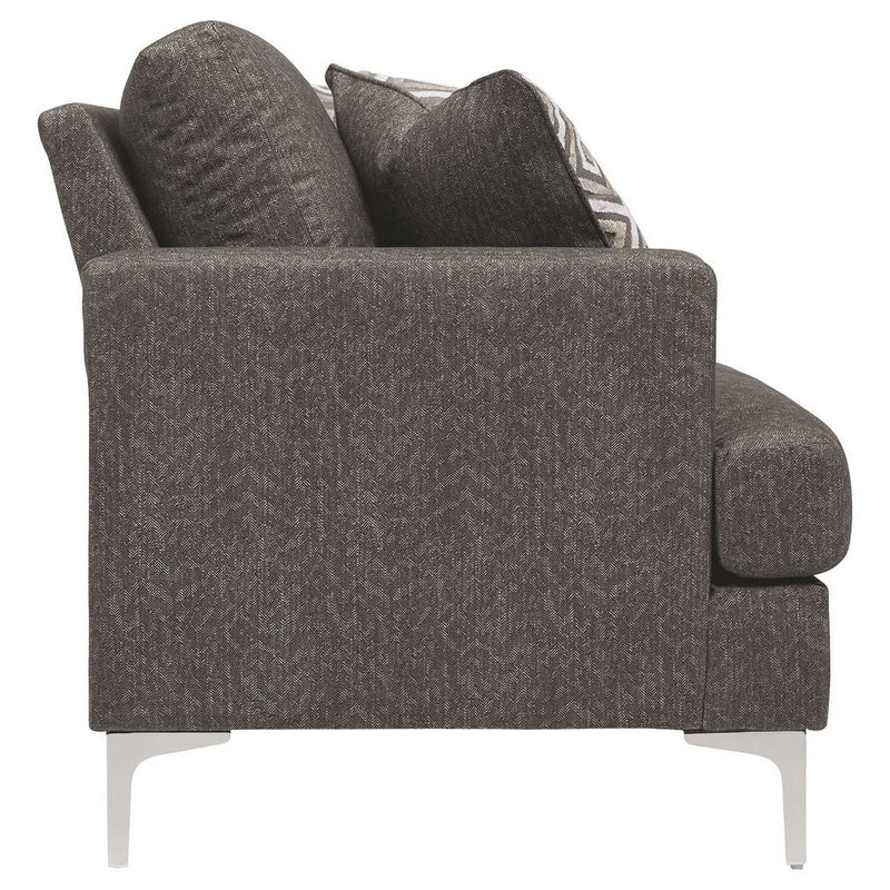 Arcola - Brown Dark - Rta Loveseat-Washburn's Home Furnishings