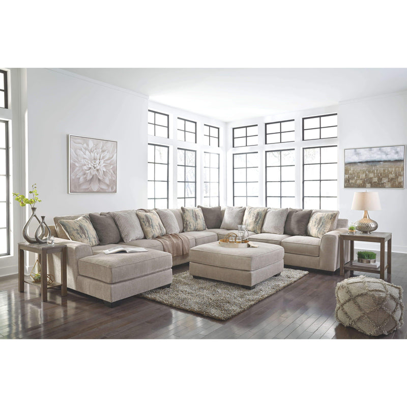 Ardsley - Pewter - Left Arm Facing Chaise 5 Pc Sectional-Washburn's Home Furnishings