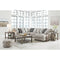 Ardsley - Pewter - Left Arm Facing Loveseat 4 Pc Sectional-Washburn's Home Furnishings