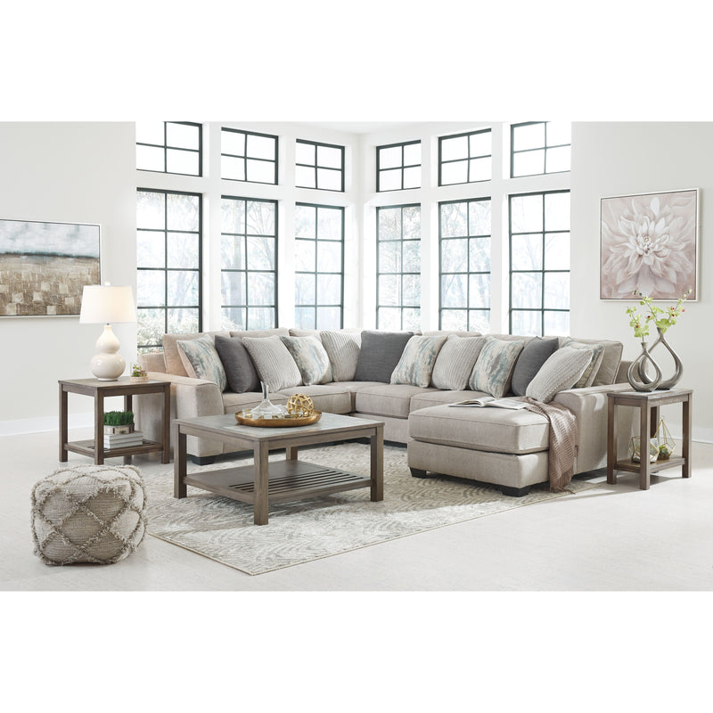 Ardsley - Pewter - Left Arm Facing Loveseat 4 Pc Sectional-Washburn's Home Furnishings