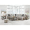 Ardsley - Pewter - Left Arm Facing Loveseat 5 Pc Sectional-Washburn's Home Furnishings