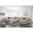 Ardsley - Pewter - Left Arm Facing Sofa 5 Pc Sectional-Washburn's Home Furnishings