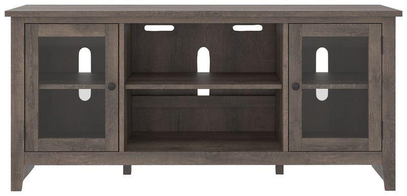 Arlenbry - Gray - Lg Tv Stand W/fireplace Option-Washburn's Home Furnishings