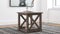 Arlenbry - Gray - Square End Table-Washburn's Home Furnishings