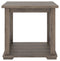 Arlenbry - Gray - Square End Table-Washburn's Home Furnishings