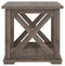 Arlenbry - Gray - Square End Table-Washburn's Home Furnishings