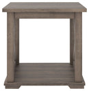 Arlenbry - Gray - Square End Table-Washburn's Home Furnishings