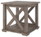 Arlenbry - Gray - Square End Table-Washburn's Home Furnishings