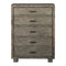 Arnett - Gray - Five Drawer Chest-Washburn's Home Furnishings