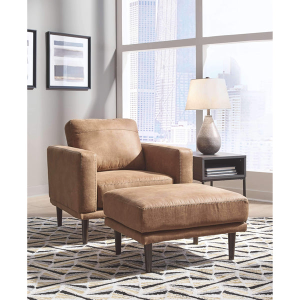 Arroyo - Caramel - 2 Pc. - Chair With Ottoman-Washburn's Home Furnishings