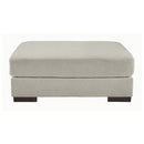 Artsie - Ash - Oversized Accent Ottoman-Washburn's Home Furnishings