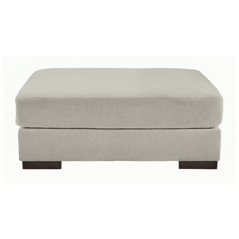 Artsie - Ash - Oversized Accent Ottoman-Washburn's Home Furnishings