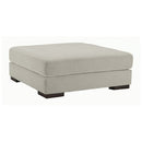 Artsie - Ash - Oversized Accent Ottoman-Washburn's Home Furnishings