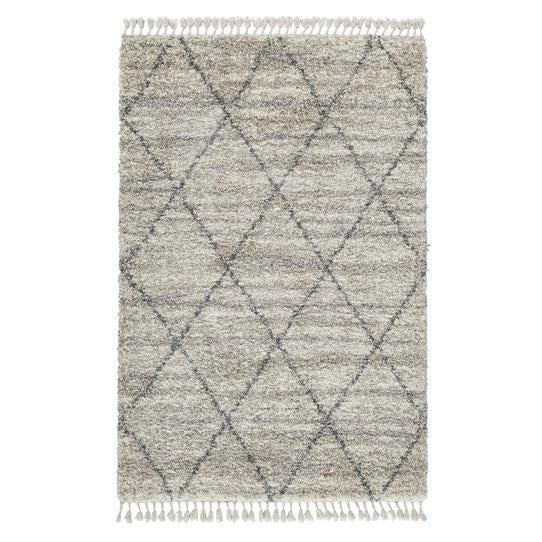 Ashley Abdalah -Beige/Gray - Medium Rug-Washburn's Home Furnishings