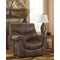 Ashley Alzena Rocker Recliner in Gunsmoke-Washburn's Home Furnishings