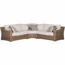 Ashley Beachcroft Sectional in Beige-Washburn's Home Furnishings