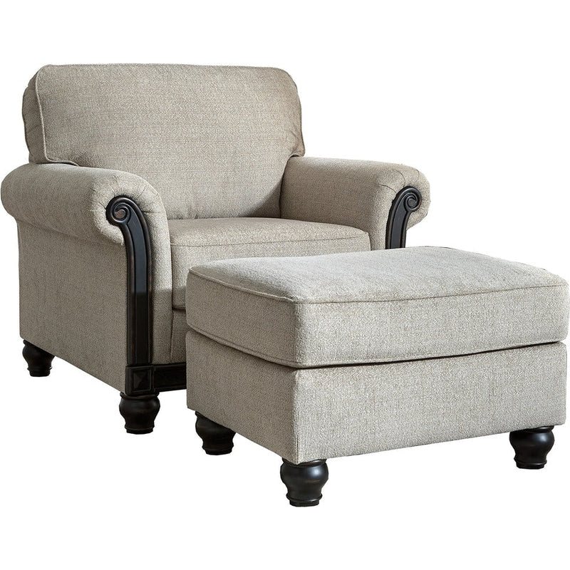 Ashley Benbrook Chair & Ottoman-Washburn's Home Furnishings