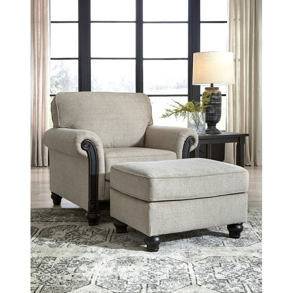 Ashley Benbrook Chair & Ottoman-Washburn's Home Furnishings