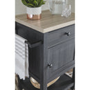 Boderidge - Black - Bar Cart-Washburn's Home Furnishings