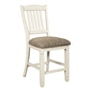 Bolanburg - Two-tone - Upholstered Barstool-Washburn's Home Furnishings