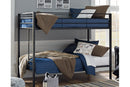 Ashley Broshard Twin over Twin Metal Bunk Bed-Washburn's Home Furnishings