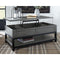 Caitbrook - Gray/Black - LIFT TOP COCKTAIL TABLE-Washburn's Home Furnishings