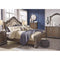 Charmond - Brown - King Upholstered Sleigh Bed-Washburn's Home Furnishings