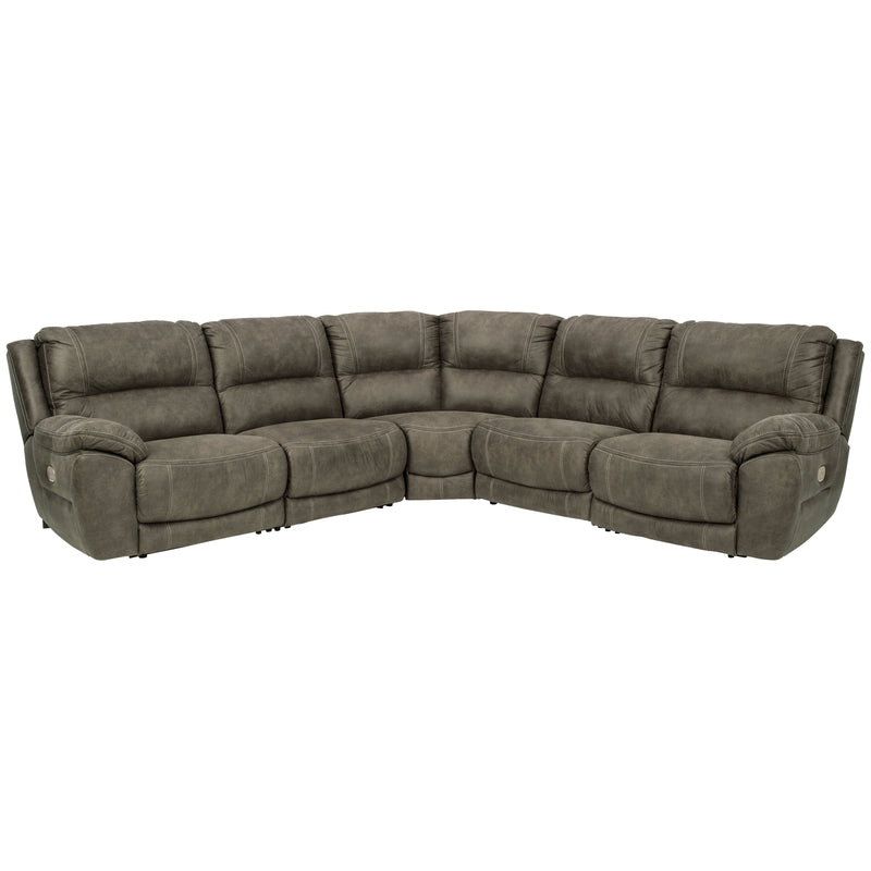 Cranedall - Quarry - Left Arm Facing Power Recliner 5 Pc Sectional-Washburn's Home Furnishings