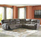 Cranedall - Quarry - Left Arm Facing Power Recliner 5 Pc Sectional-Washburn's Home Furnishings