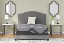 Ashley - Dark Gray - Queen Mattress - Hybrid 1400-Washburn's Home Furnishings