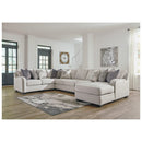 Ashley Dellara Sectional w/ Right Chaise-Washburn's Home Furnishings