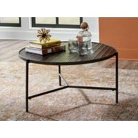 Ashley Doraley Round Cocktail Table-Washburn's Home Furnishings