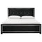 Kaydell - Black - King Upholstered Panel Bed, Roll Slats-Washburn's Home Furnishings