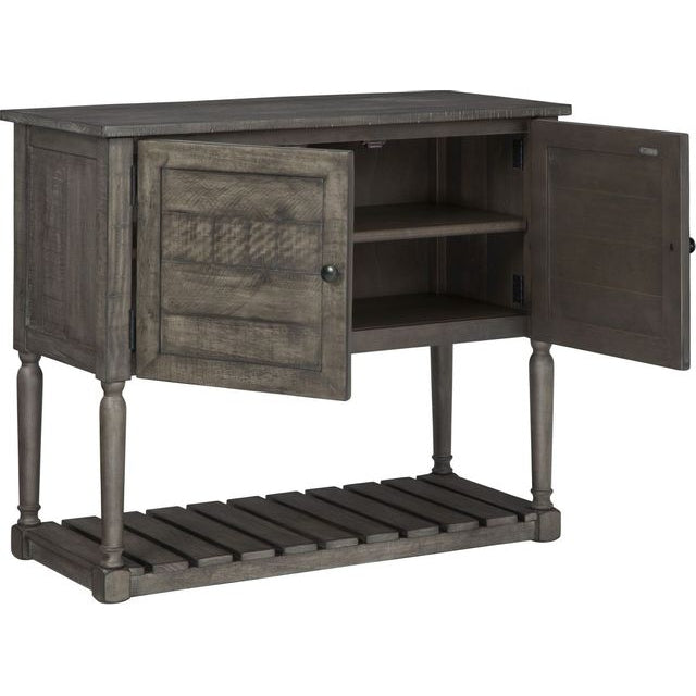 Ashley Lennick Accent Cabinet in Antique Gray-Washburn's Home Furnishings