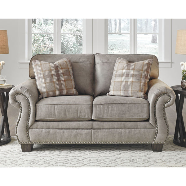 Olsberg - Steel - Loveseat-Washburn's Home Furnishings