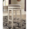 Ashley Realyn - Chipped White - UPH Swivel Stool (1/CN)-Washburn's Home Furnishings