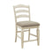 Realyn - Chipped White - Upholstered Barstool-Washburn's Home Furnishings